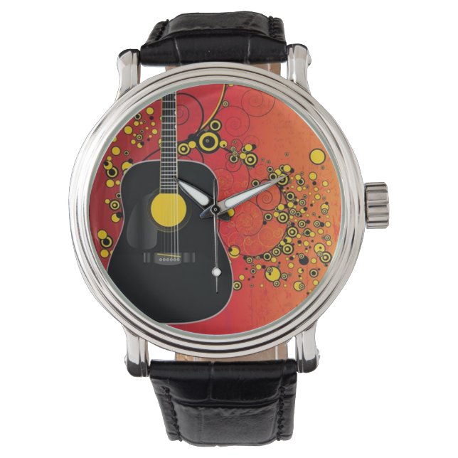 Acoustic Guitar- Horloge (Voorkant)