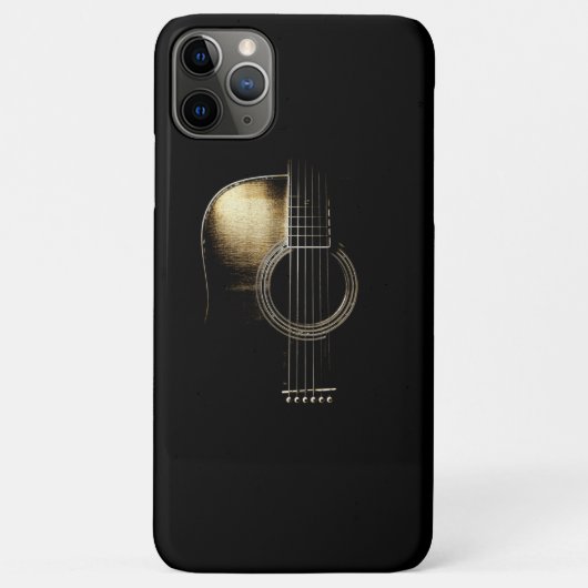 Acoustic Guitar Lite Case-Mate iPhone Case (Achterkant)