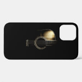 Acoustic Guitar Lite Case-Mate iPhone Case (Achterkant (horizontaal))