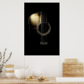 Acoustic Guitar Lite Poster (Keuken)