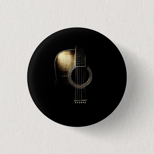 Acoustic Guitar Lite Ronde Button 3,2 Cm (Voorkant)