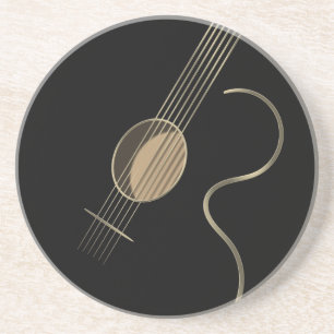 Acoustic Guitar Logo Onderzetter