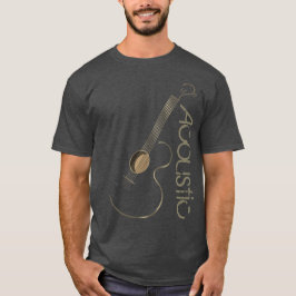 Acoustic Guitar Logo T Shirten T-shirt