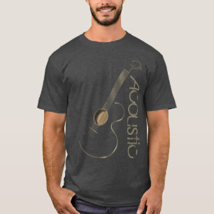 Acoustic Guitar Logo T Shirten T-shirt