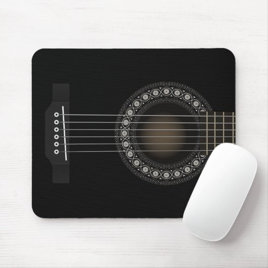 Acoustic Guitar Mousepad Muismat (Met muis)