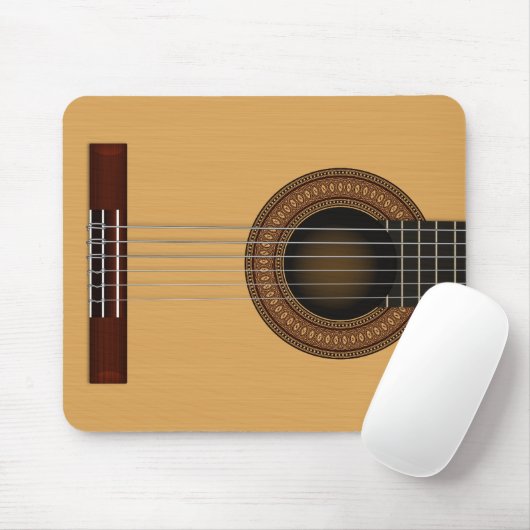 Acoustic Guitar Mousepad Muismat (Met muis)