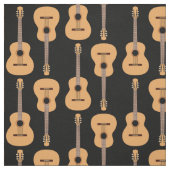 Acoustic Guitar Music Band Pattern Stof (Swatch)