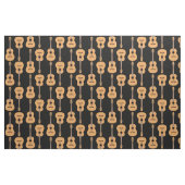 Acoustic Guitar Music Band Pattern Stof (Fat Quarter)