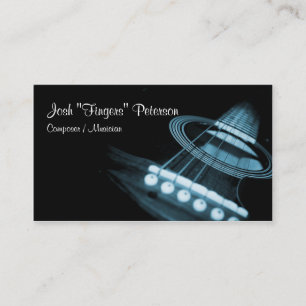 Acoustic Guitar Music Musician Visitekaartje