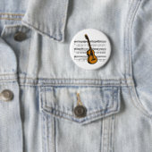 Acoustic Guitar musical 07 B Ronde Button 5,7 Cm (In situ)