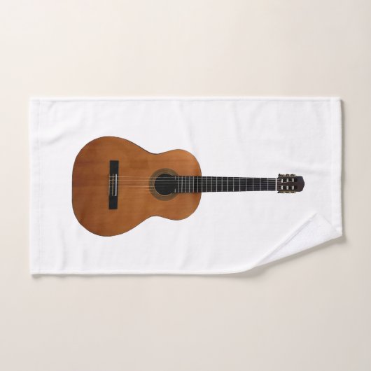 Acoustic Guitar Musical Bad Handdoek (Handdoek)