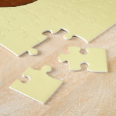Acoustic Guitar Musical Cute Yellow Legpuzzel (Zijkant)