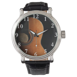 Acoustic Guitar Musical Instrument Watch Horloge