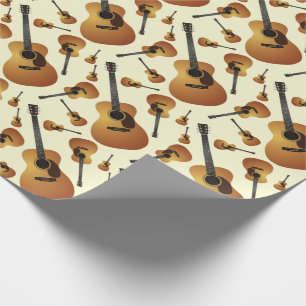 Acoustic Guitar Musician Music Teacher Cadeaupapier