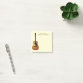 Acoustic Guitar Musician Music Teacher Post-it® Notes (Kantoor)