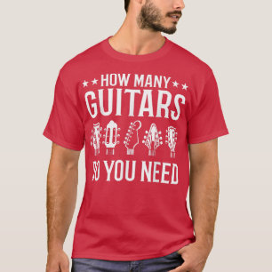 Acoustic Guitar Musician Quotes Guitar Head Guita T-shirt