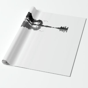 Acoustic Guitar Natuur Est Music Bass Guitarist Cadeaupapier