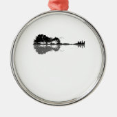 Acoustic Guitar Natuur Est Music Bass Guitarist Metalen Ornament (Voorkant)