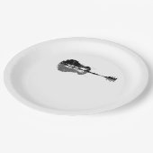 Acoustic Guitar Natuur Est Music Bass Guitarist Papieren Bordje (Gekanteld)