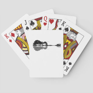 Acoustic Guitar Natuur Est Music Bass Guitarist Pokerkaarten