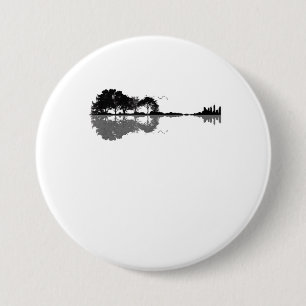Acoustic Guitar Natuur Est Music Bass Guitarist Ronde Button 7,6 Cm