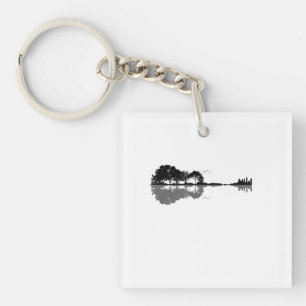 Acoustic Guitar Natuur Est Music Bass Guitarist Sleutelhanger
