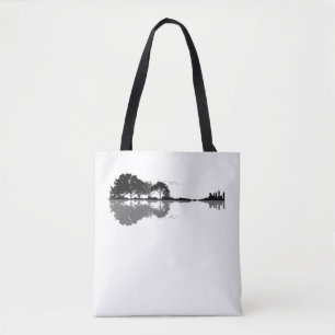 Acoustic Guitar Natuur Est Music Bass Guitarist Tote Bag