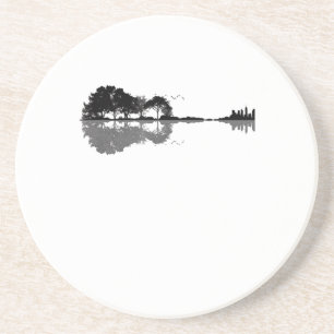Acoustic Guitar Natuur Est Music Bass Guitarist Zandsteen Onderzetter