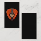 Acoustic Guitar Pick Musicus gitarist Visitekaartje (Voorkant / Achterkant)