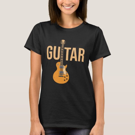 Acoustic Guitar Player For A Musician Guitarist T-shirt (Voorkant)