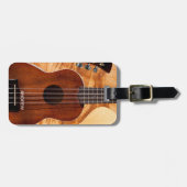 Acoustic Guitar Player Gift Bagagelabel (Voorkant horizontaal)