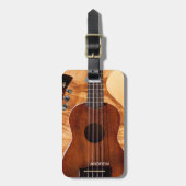 Acoustic Guitar Player Gift Bagagelabel (Voorkant verticaal)