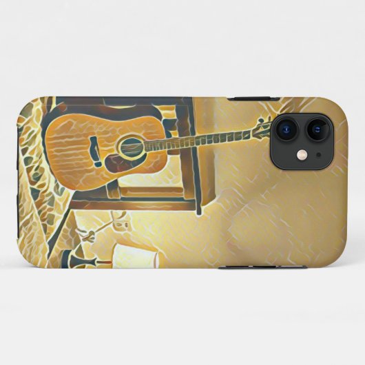 Acoustic guitar player gift Case-Mate iPhone case (Achterkant (horizontaal))