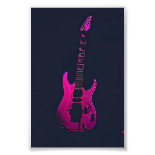 Acoustic guitar player gift foto afdruk (Voorkant)