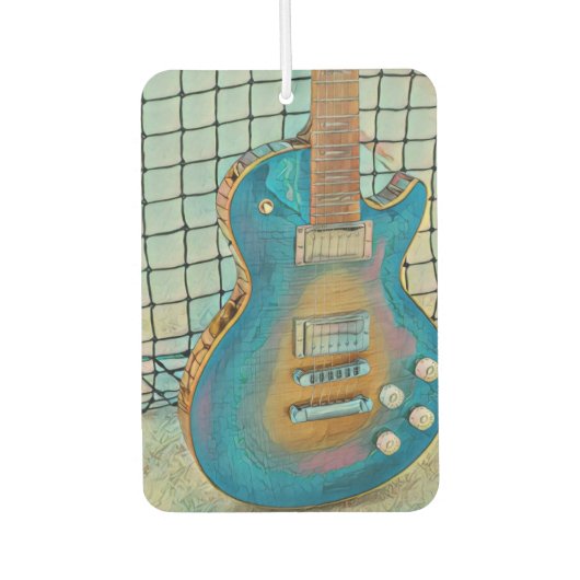 Acoustic guitar player gift luchtverfrisser (Voorkant)