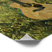 Acoustic guitar player gift poster (Hoek)