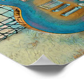 Acoustic guitar player gift poster (Hoek)