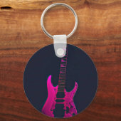 Acoustic guitar player gift sleutelhanger (Voorkant)