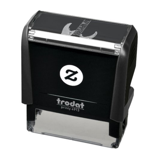 Acoustic guitar player gift zelfinktende stempel (Product)