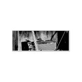 Acoustic guitar player gift  zelfinktende stempel (Design)