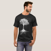 Acoustic Guitar Player Natuur Tree Birthday Christ T-shirt (Voorkant volledig)