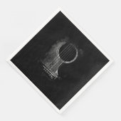 Acoustic Guitar Player Six String Rock & Roll Servet (Hoek)