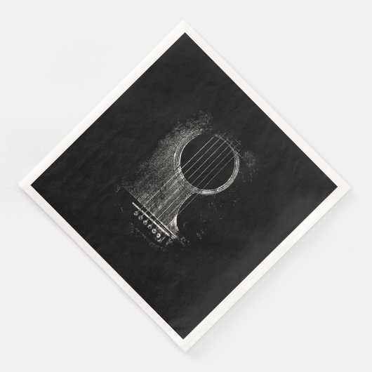 Acoustic Guitar Player Six String Rock & Roll Servet (Hoek)