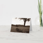 Acoustic Guitar Posing Kaart (Voorkant)