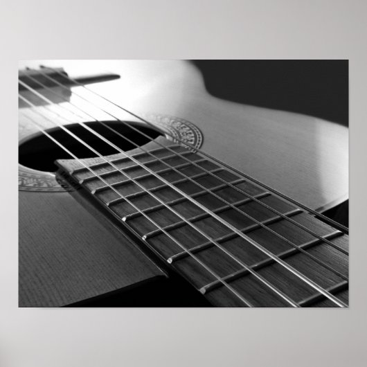 Acoustic Guitar. Poster (Voorkant)