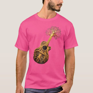 Acoustic Guitar Shirt Tree of Life Gitaarspeler G