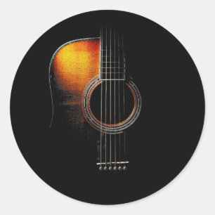 Acoustic Guitar Sticker