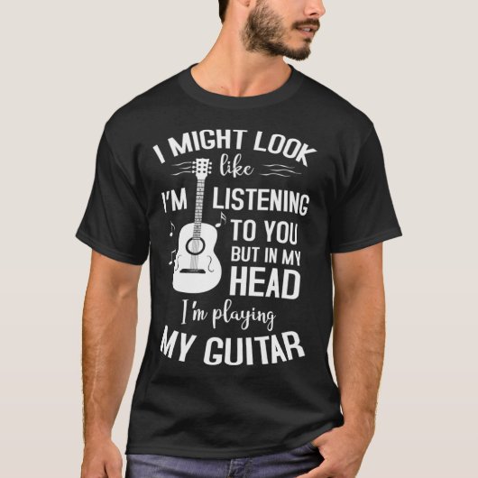 Acoustic Guitar Strings Electric Guitar Accessorie T-shirt (Voorkant)