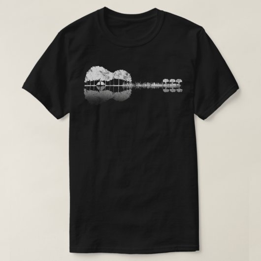 Acoustic Guitar Treeline Sunset Si String Guitar52 T-shirt (Design voorkant)