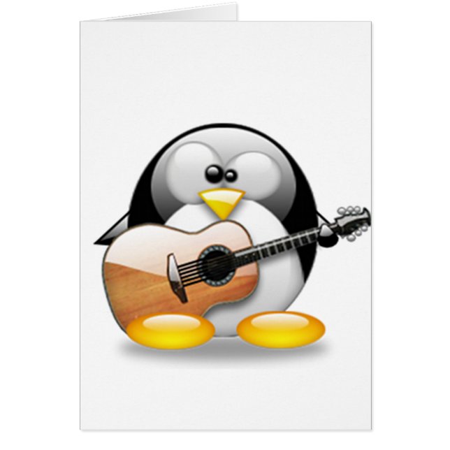 Acoustic Guitar Tux (Linux Tux) (Voorkant)